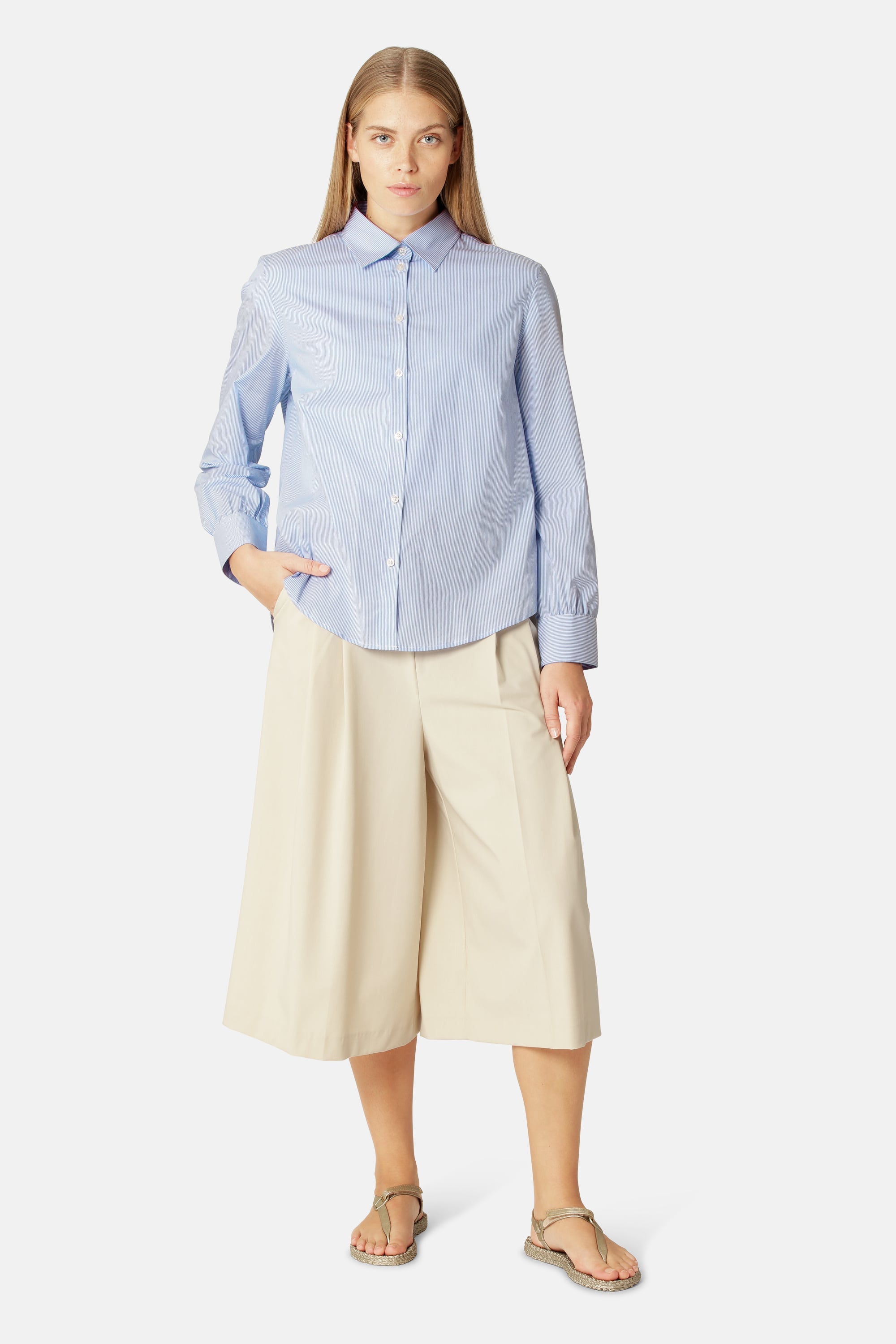 Klassisches Hemd Lange Ärmel - Heather